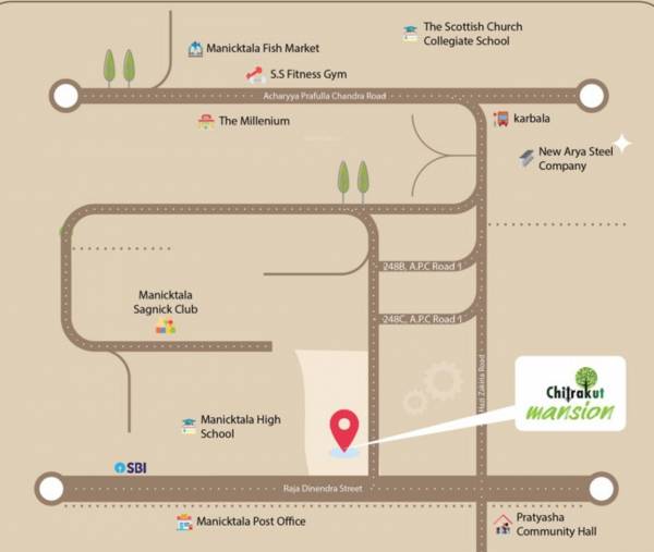  chitrakut-mansion Location Plan