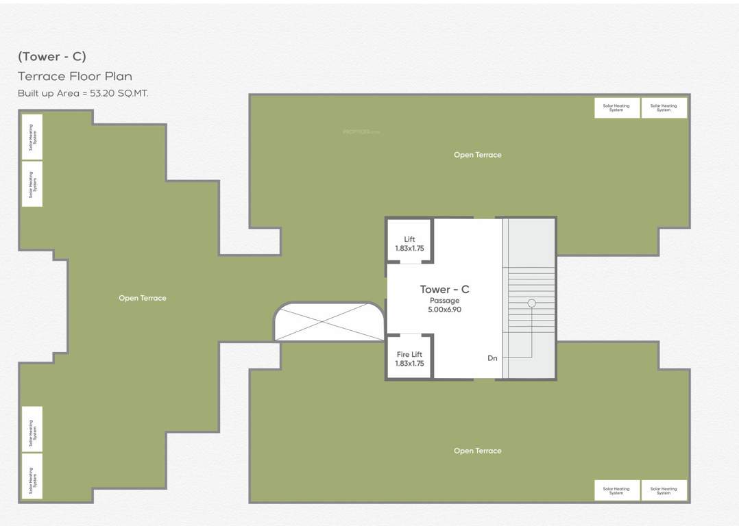  sundaram skyline Tower C Terrace Floor Cluster Plan