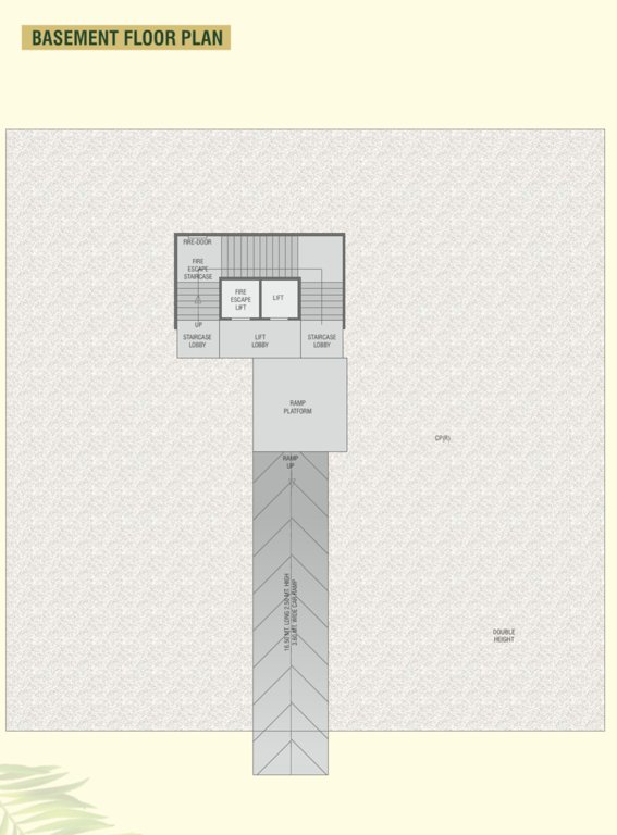  the vista residential Block A Cluster Plan For Basement 