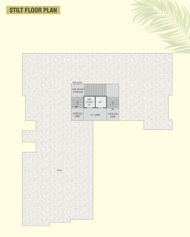  the vista residential Block A Cluster Plan For Ground Floor