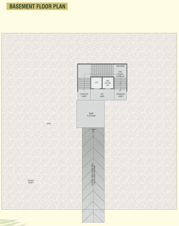  the vista residential Block B Cluster Plan For Basement