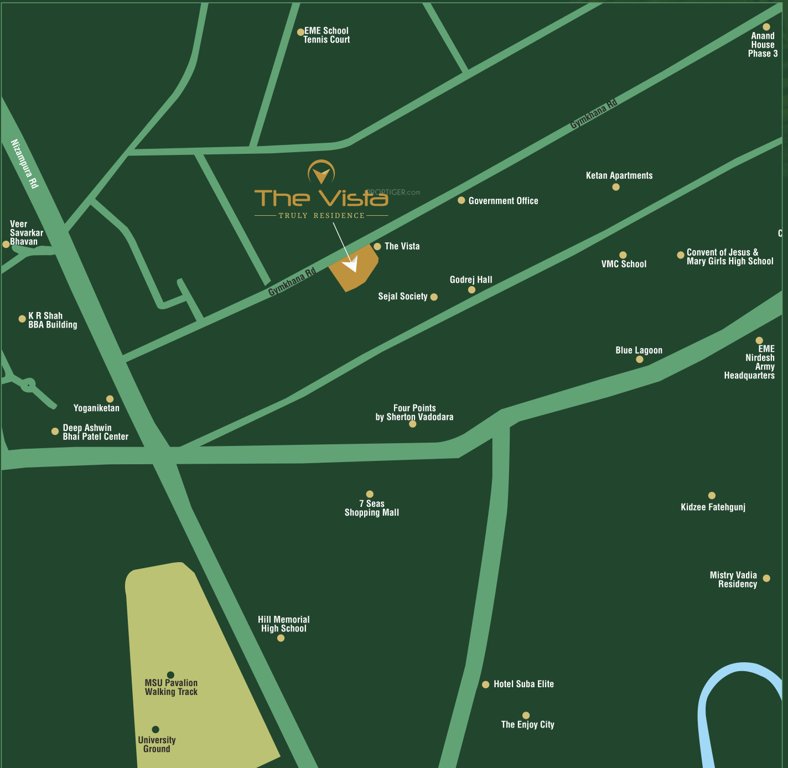  the vista residential Location Plan