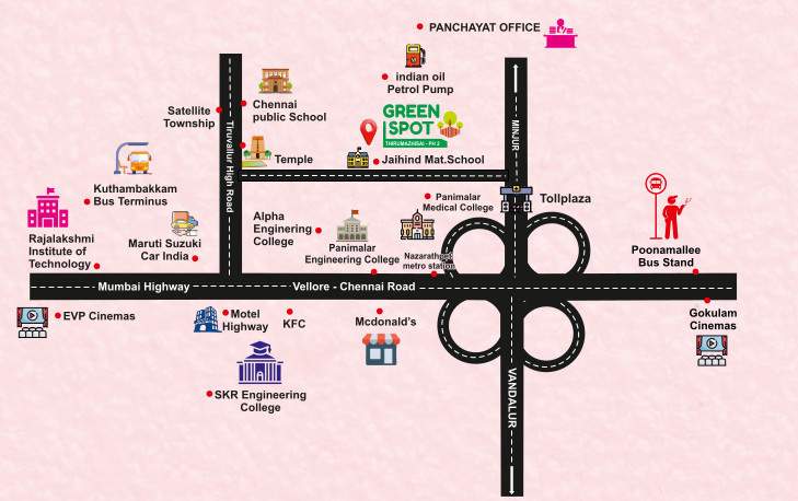  ayaan city Location Plan