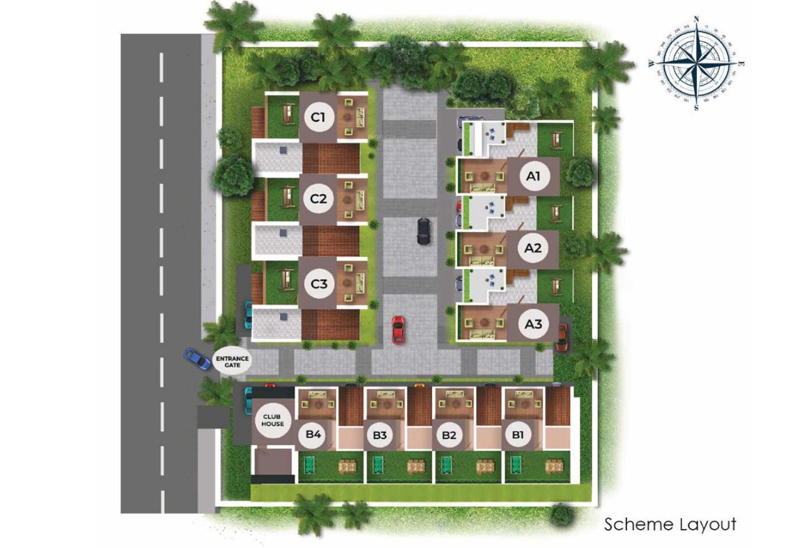  villaments Layout Plan