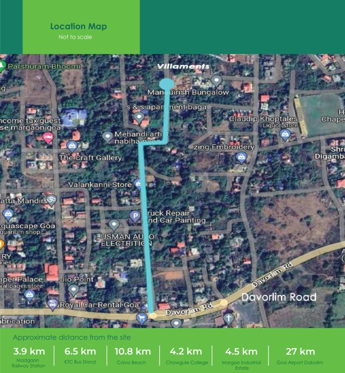  villaments Location Plan
