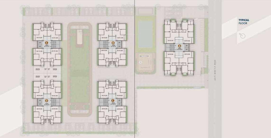  divine Block A Cluster Plan