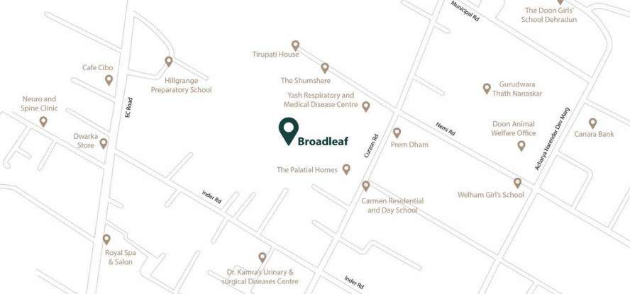  broadleaf apartments Location Plan