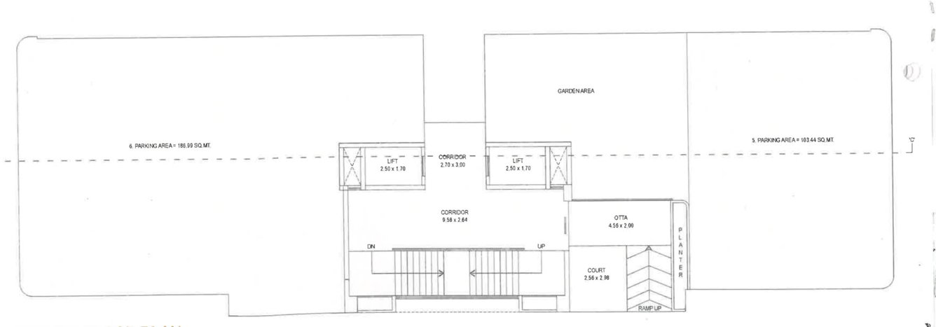 nilamber bellissimo 4 Tower C Ground Floor Cluster Plan
