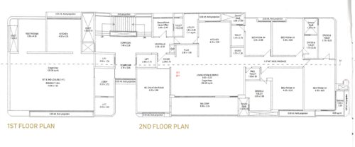  nilamber-bellissimo-4 Tower D Cluster Plan from 1st to 2nd Floor