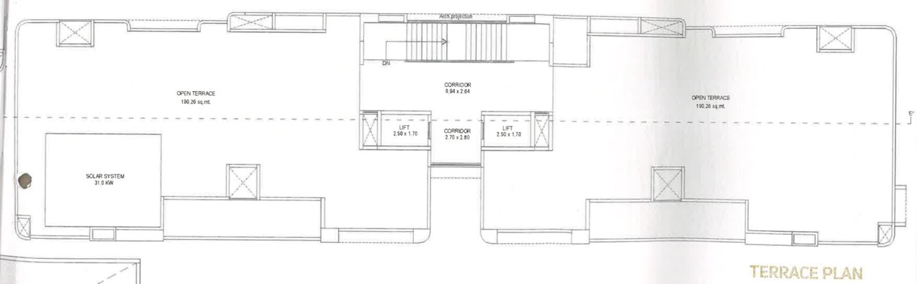 nilamber bellissimo 4 Tower E Terrace Floor Cluster Plan