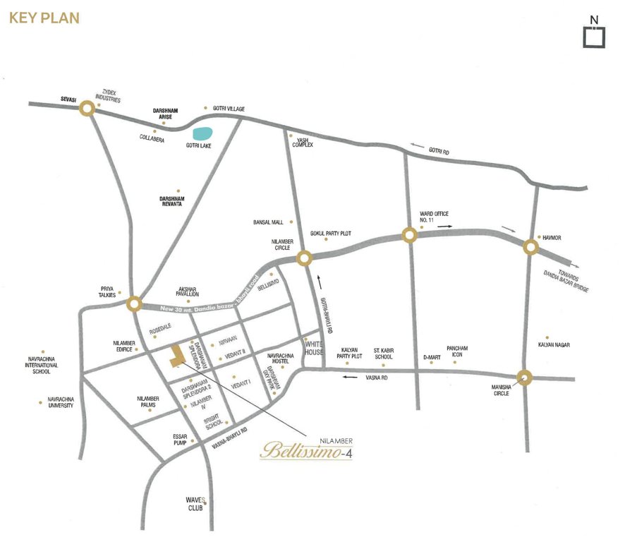 nilamber bellissimo 4 Location Plan