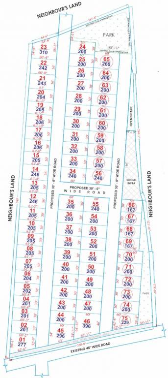 avasa pride Layout Plan