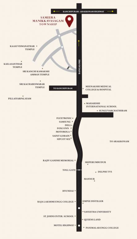  manikavasagam township Location Plan