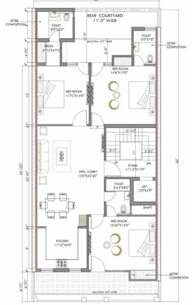 Luxury Floors Typical Cluster Plan luxury-floors Luxury Floors Typical Cluster Plan