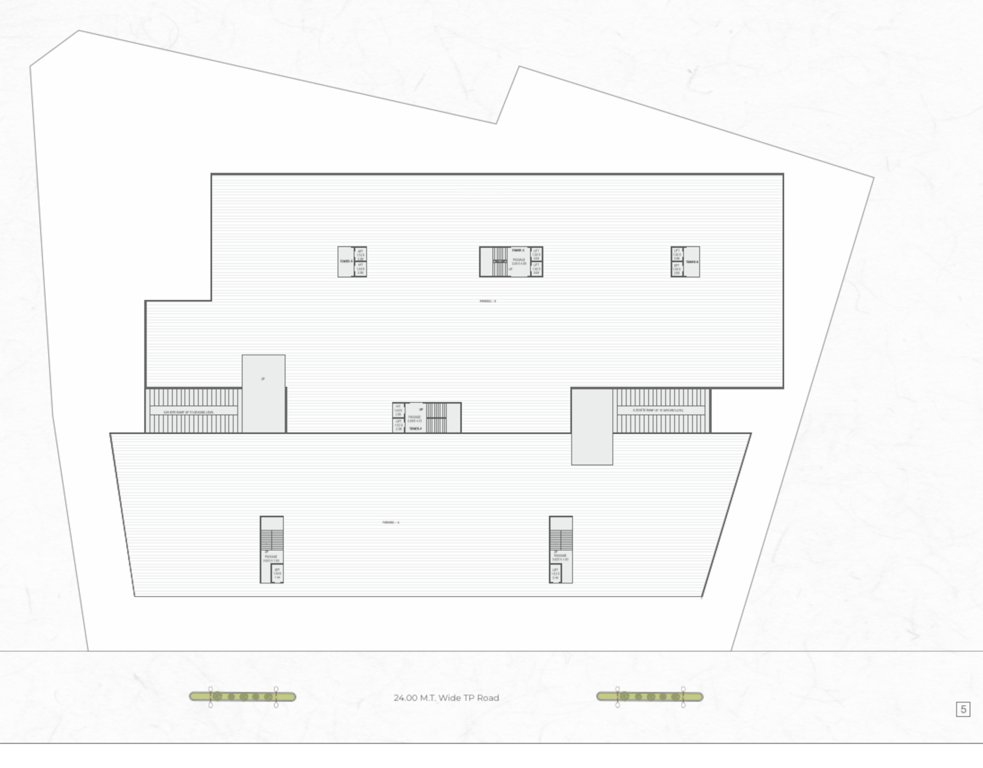 shree siddheshwar hridayam Block A,B,C AND D Cluster Plan For Basement