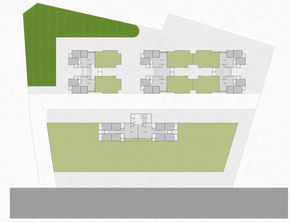 shree siddheshwar hridayam Block B Cluster Plan For 11th Floor