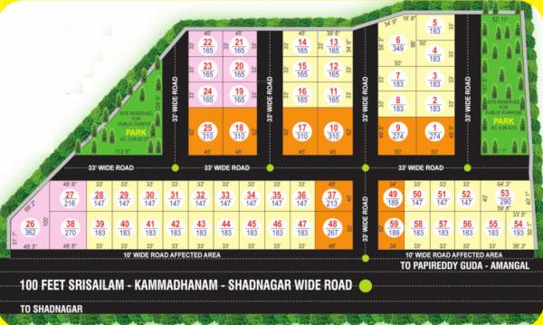  vijaya-golden-city Layout Plan