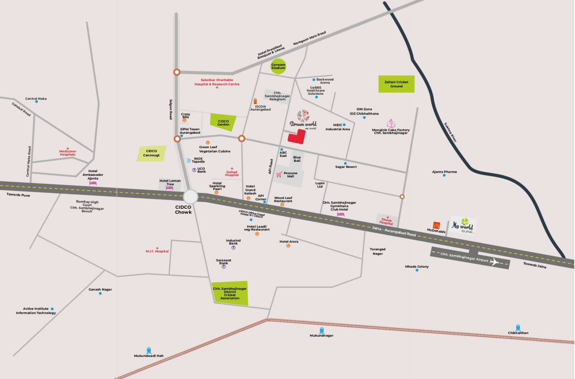  dream world my world Location Plan