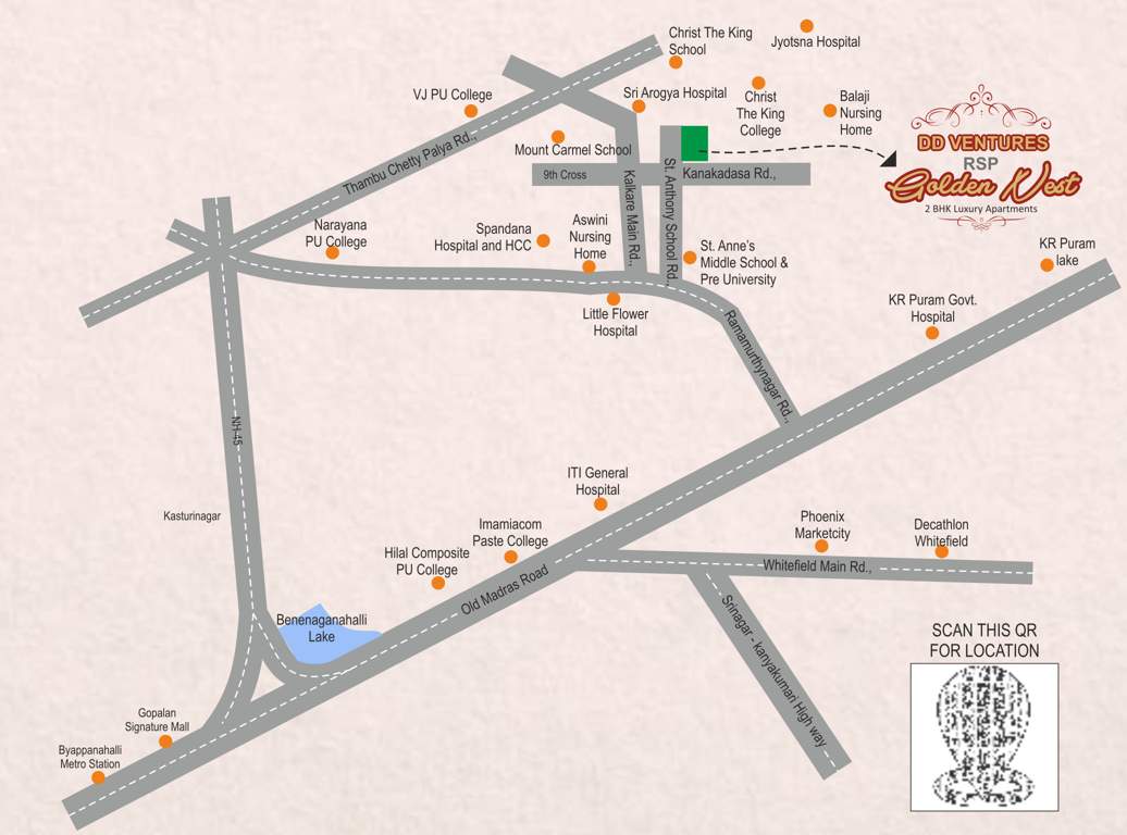  rsp golden nest Location Plan