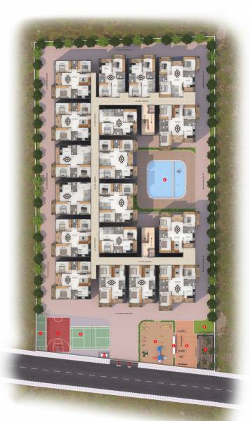  essentia Essentia Cluster Plan for Typical Floor