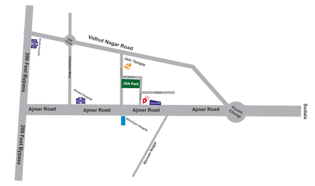 jewel island Location Plan