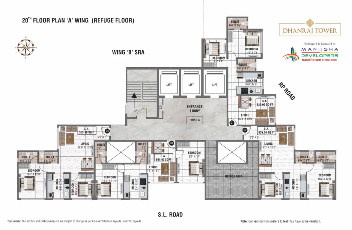  dhanraj tower Wing A Cluster Plan