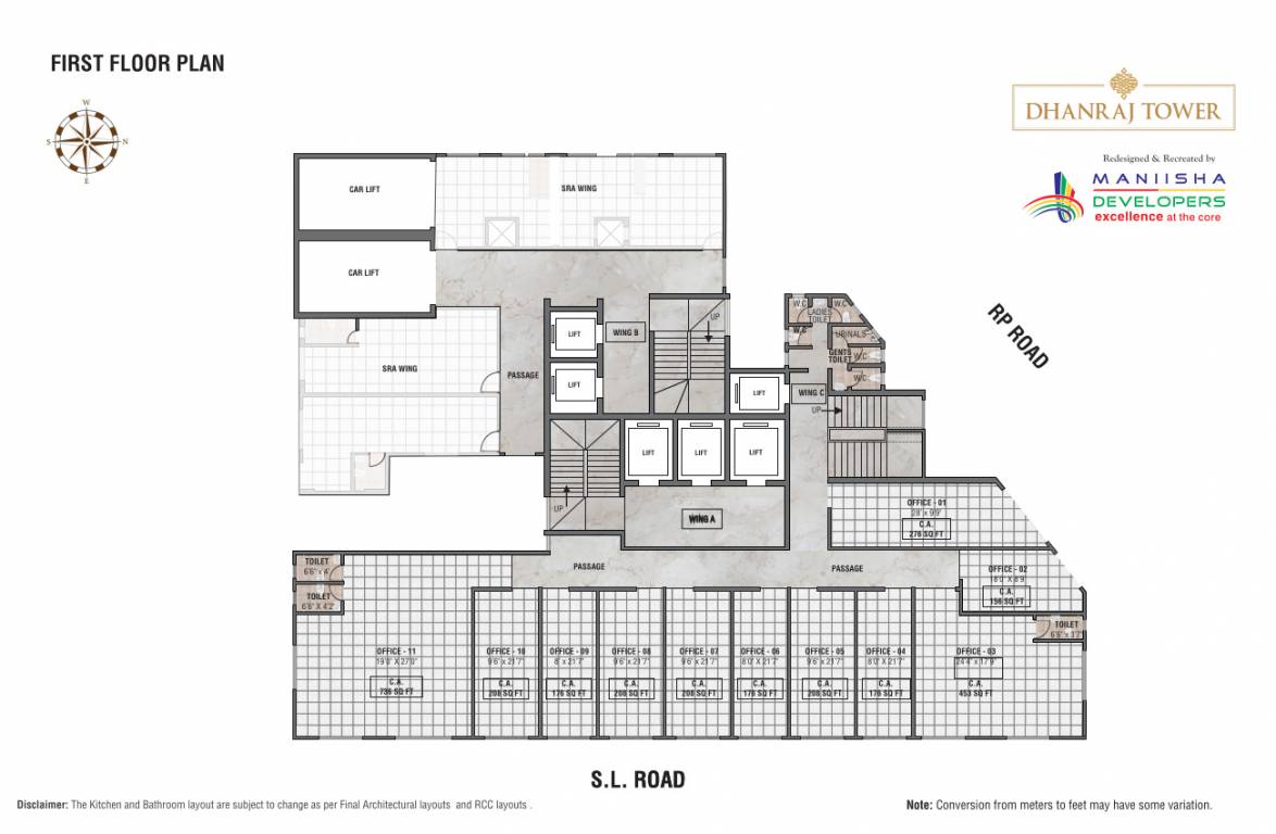  dhanraj tower Wing A Cluster Plan