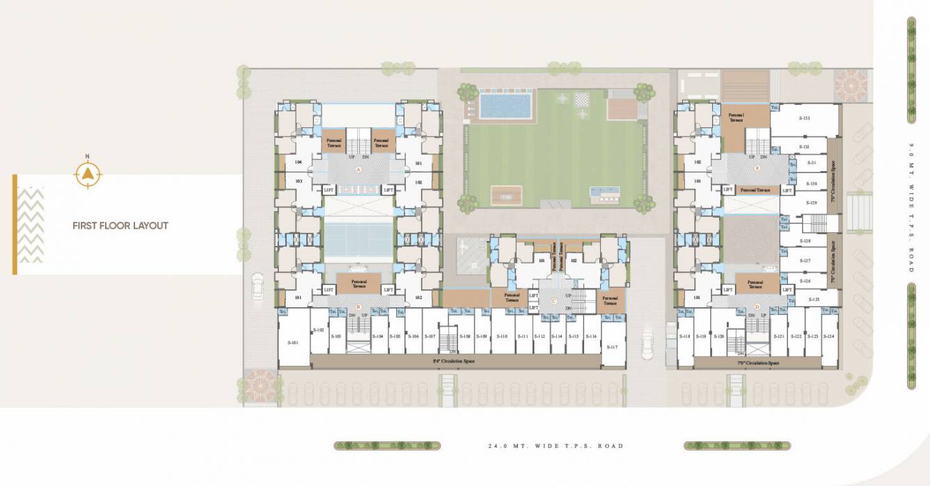 satyam Block A Cluster Plan