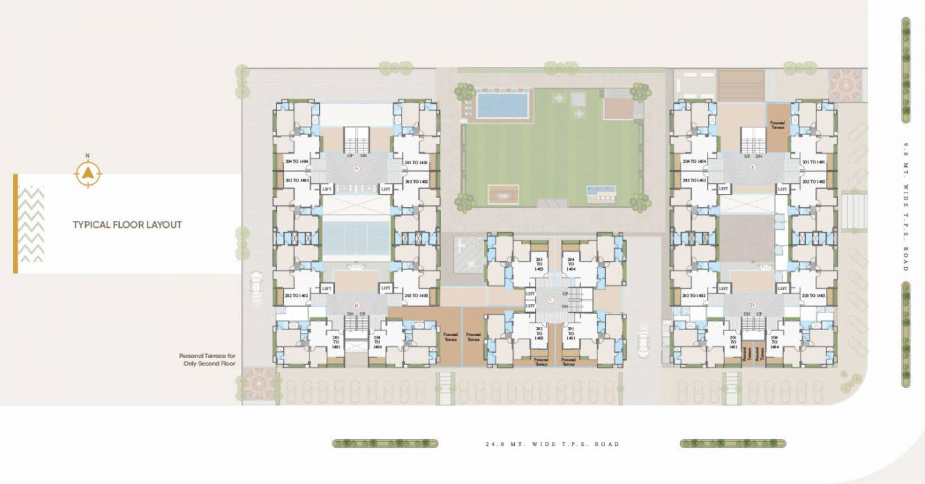 satyam Block A Cluster Plan