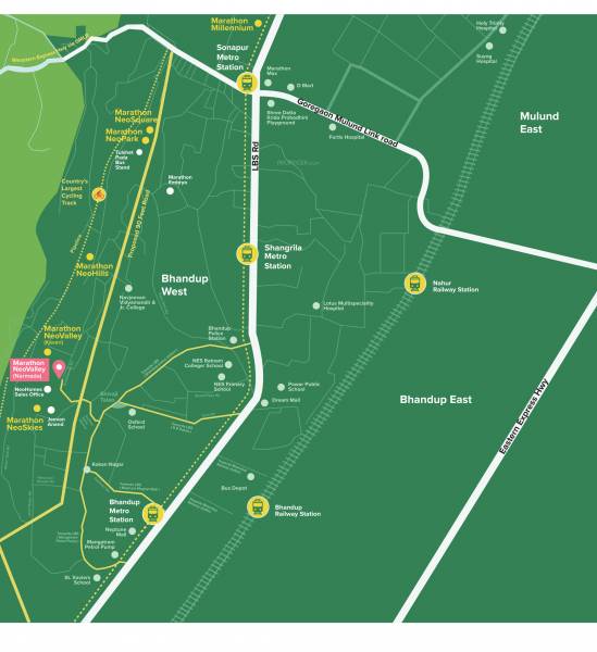  marathon-neovalley-narmada-wing-b Location Plan