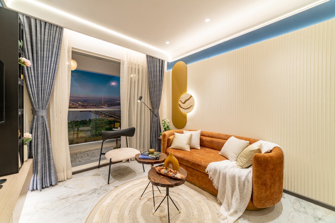 west county dosti heron Living Area