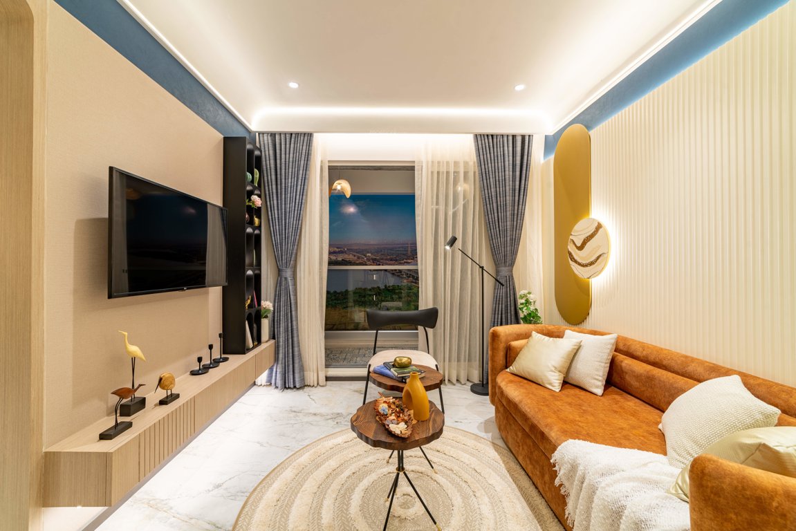 west county dosti heron Living Area