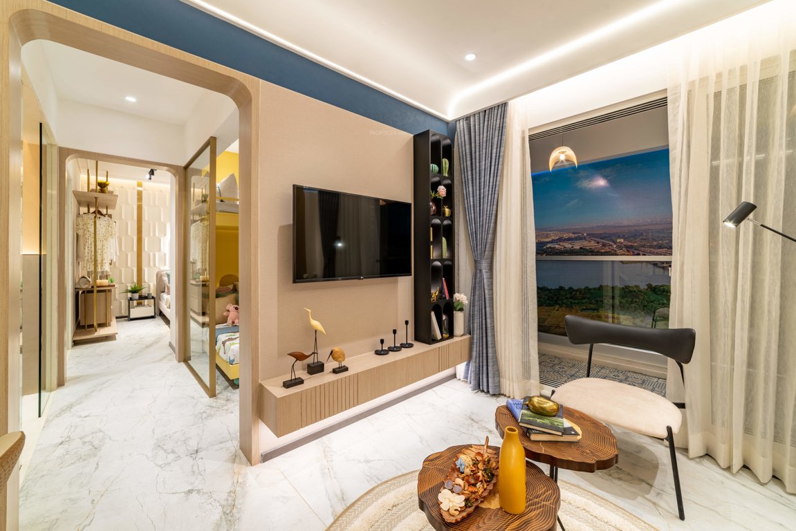 west county dosti heron Living Area