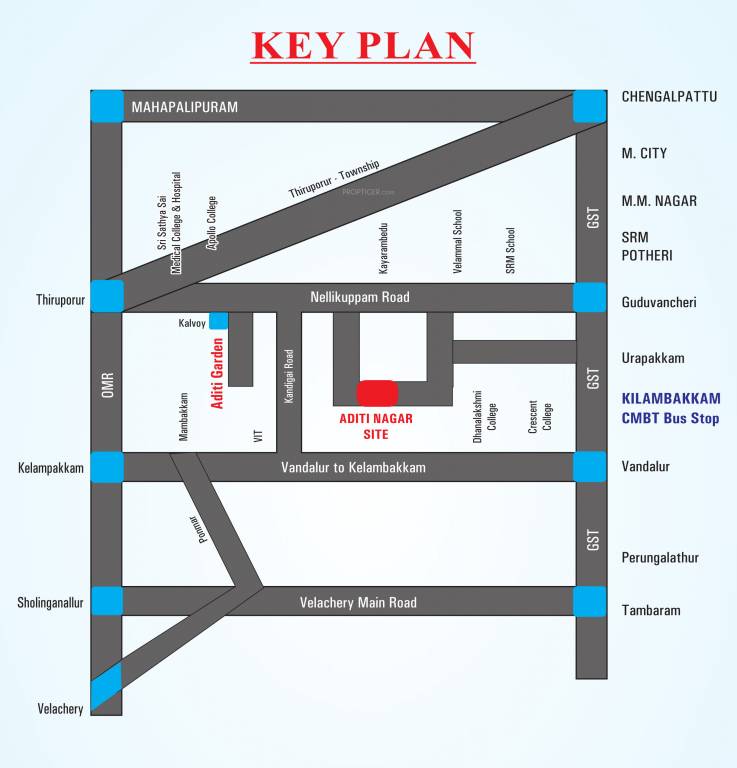  nagar Location Plan