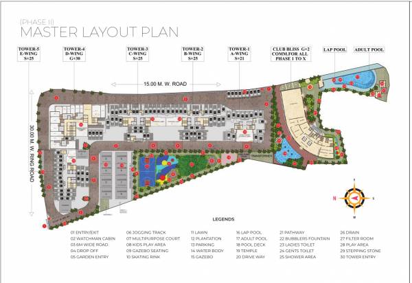  vedant-millenia-happiness-phase-ii-wing-c Master Plan