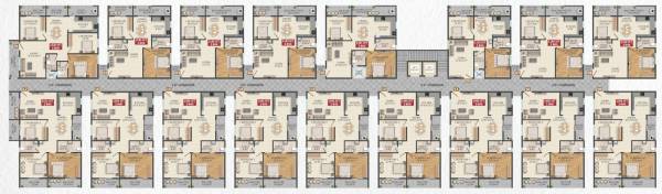  legacy Block B Cluster Plan For Typical Floor