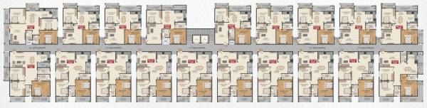  legacy Block C Cluster Plan For Typical Floor