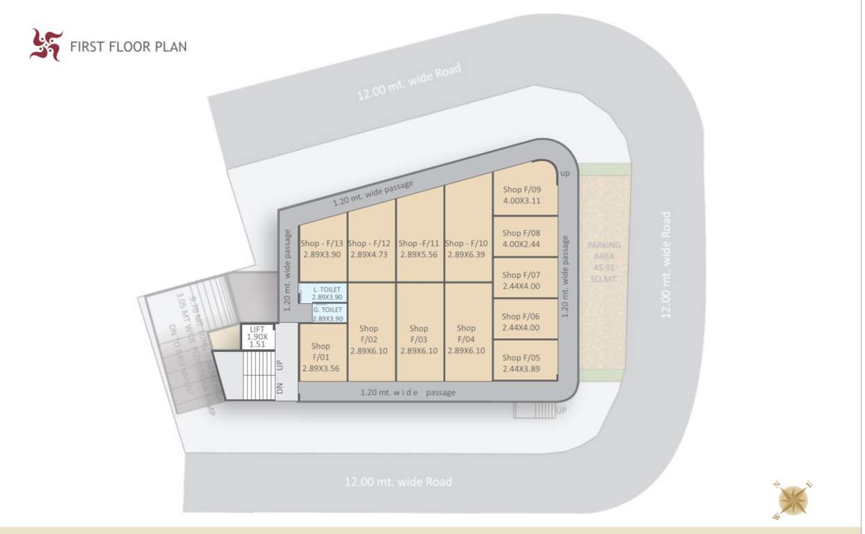  complex Complex Cluster Plan for 1st Floor