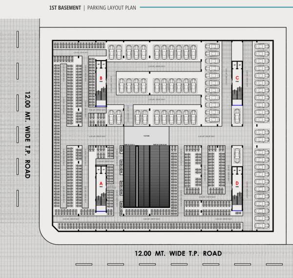  empire Block A, B, C & D Cluster Plan For 1st Basement