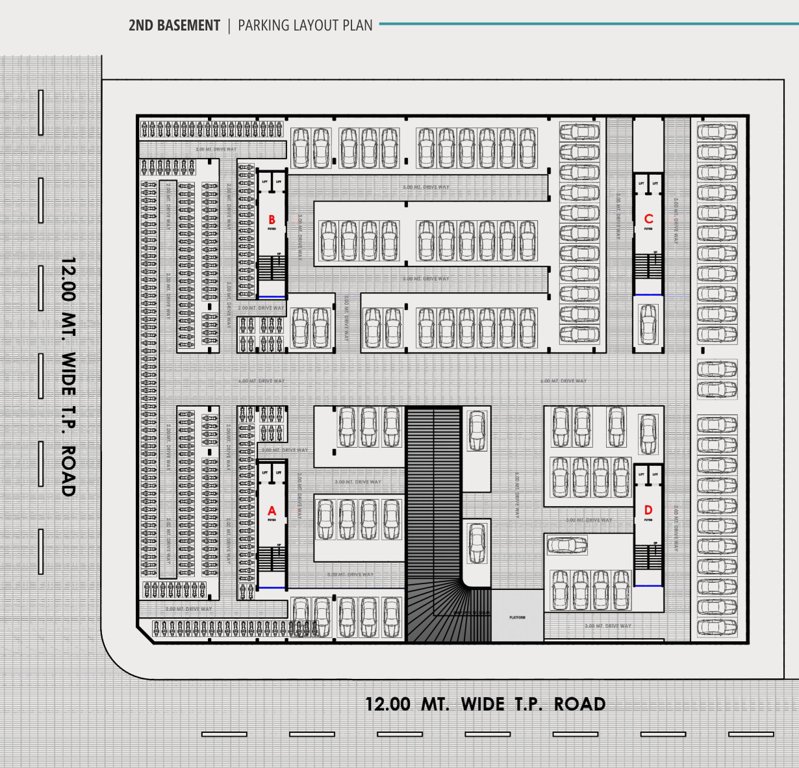  empire Block A, B, C & D Cluster Plan For 2nd Basement