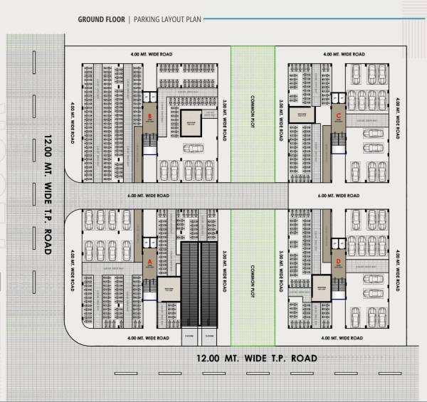  empire Block A, B, C & D Cluster Plan For Ground Floor