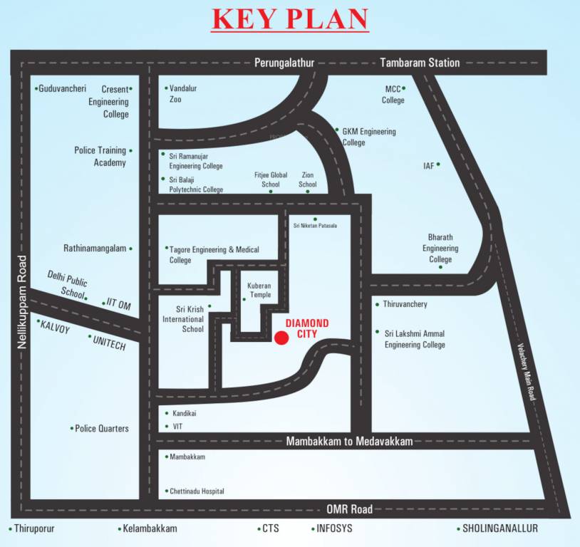  diamond city Location Plan