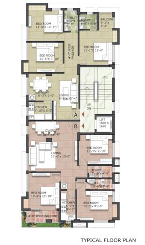  capricorn Capricorn Cluster Plan from 1st to 5th Floor