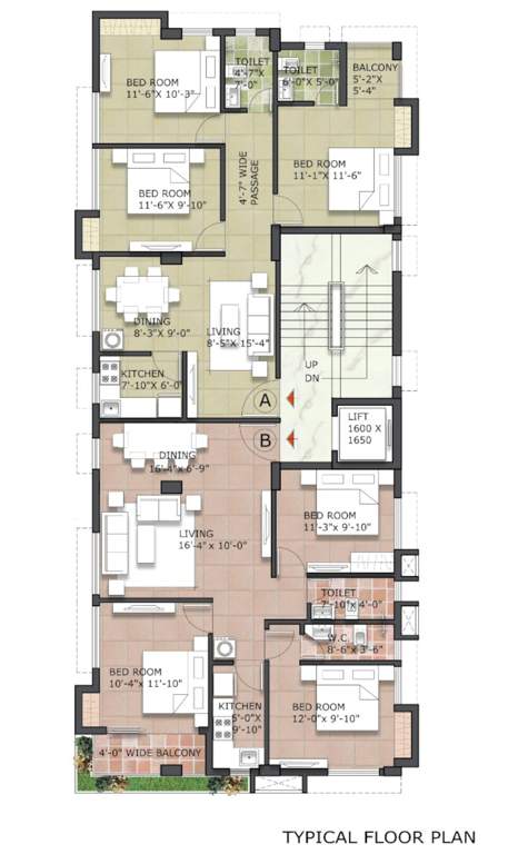  capricorn Capricorn Cluster Plan from 1st to 5th Floor