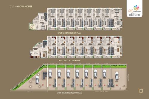 Apartment Building AB Cluster Plan ranveer-oriana Apartment Building AB Cluster Plan