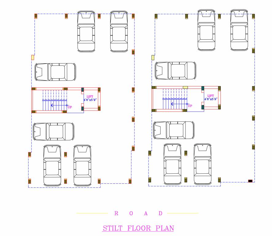  mithun homes  Block B And C Cluster Plan for ground Floor