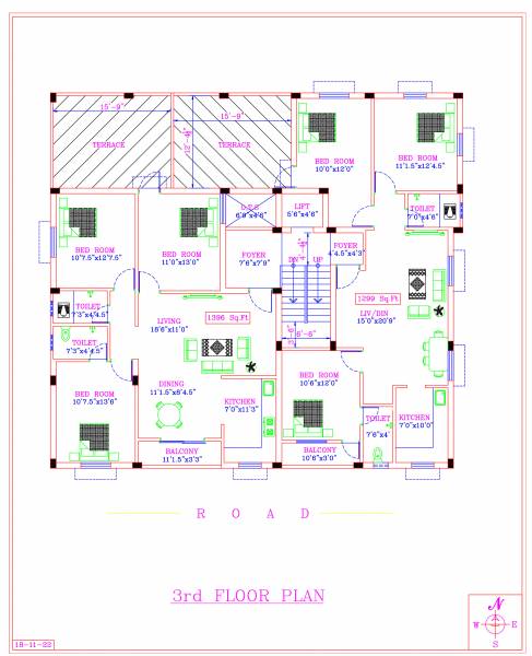 mithun-homes- Block C Cluster Plan for 3rd Floor
