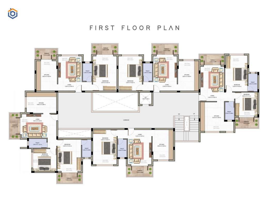  mahalakshmi residency Omkar Mahalakshmi Residency Cluster Plan