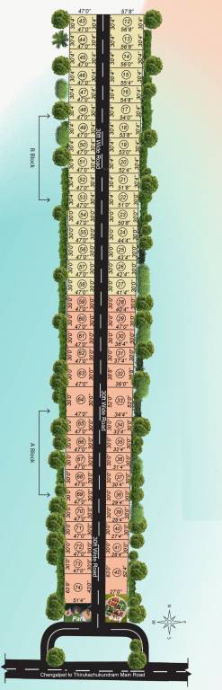  sai balaji garden Layout Plan