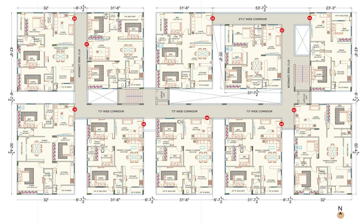  ts imperio TS Imperio Cluster Plan from 1st to 3rd Floor